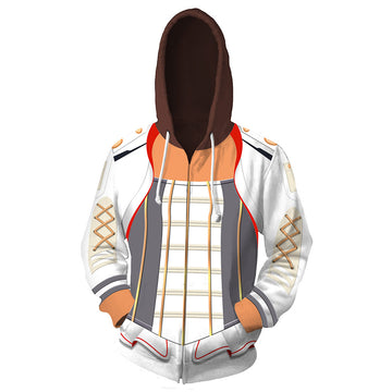 Apex Legends Sudadera Loba Cosplay Sudadera Estampada con Cremallera Unisex